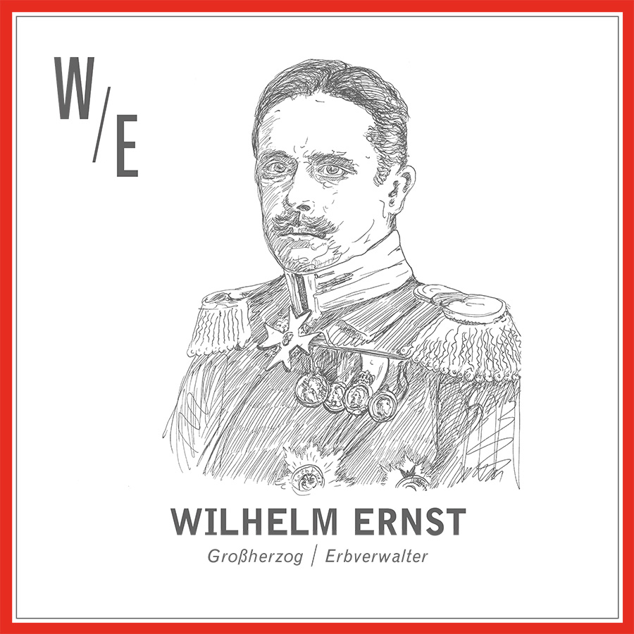 Illustration von Wilhelm Ernst von Sachsen-Weimar-Eisenach, © Klassik Stiftung Weimar