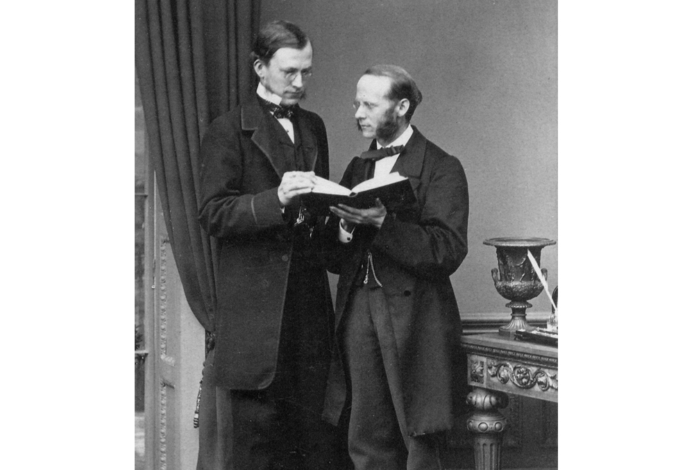 Carl Ruland (links) mit Dr. Ernst Becker, © Lotte Hoffmann-Kuhnt Carl Ruland (links) mit Dr. Ernst Becker, © Lotte Hoffmann-Kuhnt