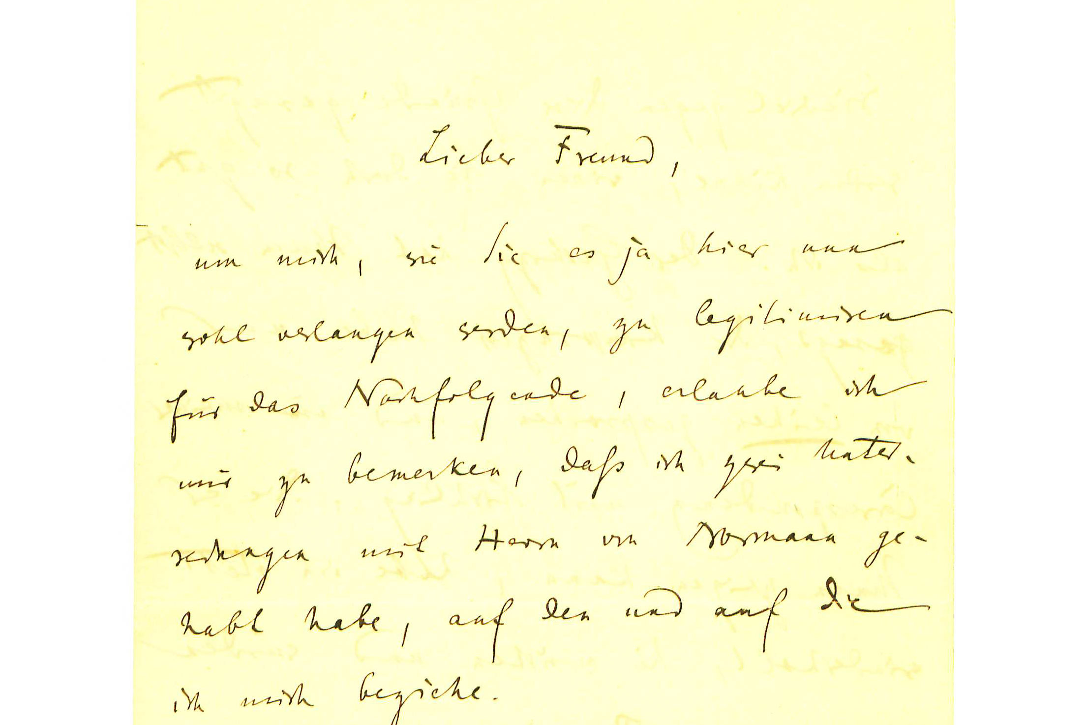 Brief Herman Grimms an Ruland, 1874 © Klassik Stiftung Weimar Brief Herman Grimms an Ruland, 1874 © Klassik Stiftung Weimar