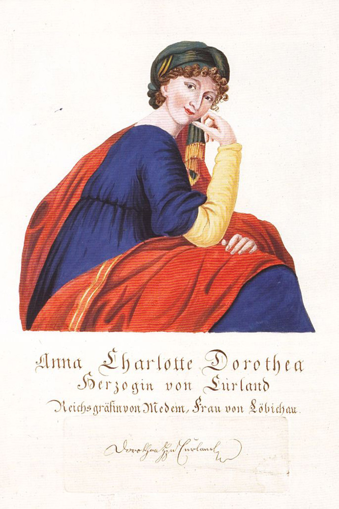 Herzogin Anna Dorothea von Kurland © Museum Burg Posterstein