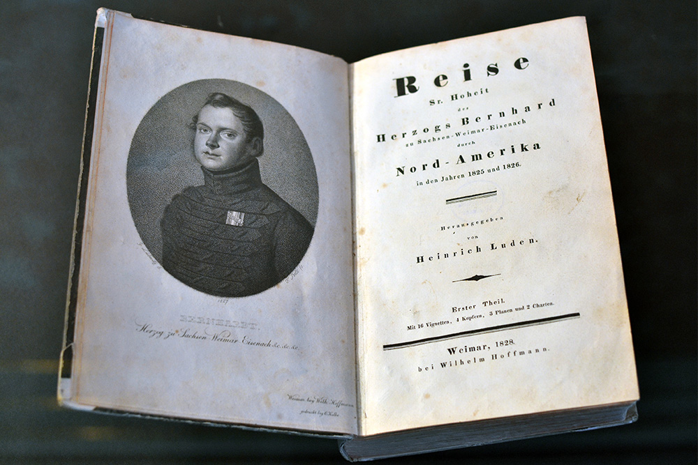 Heinrich Luden (Hg.): Reise seiner Hoheit des Herzogs zu Sachsen-Weimar-Eisenach durch Nord-Amerika in den Jahren 1825 und 1826 © Klassik Stiftung Weimar, Herzogin Anna Amalia Bibliothek