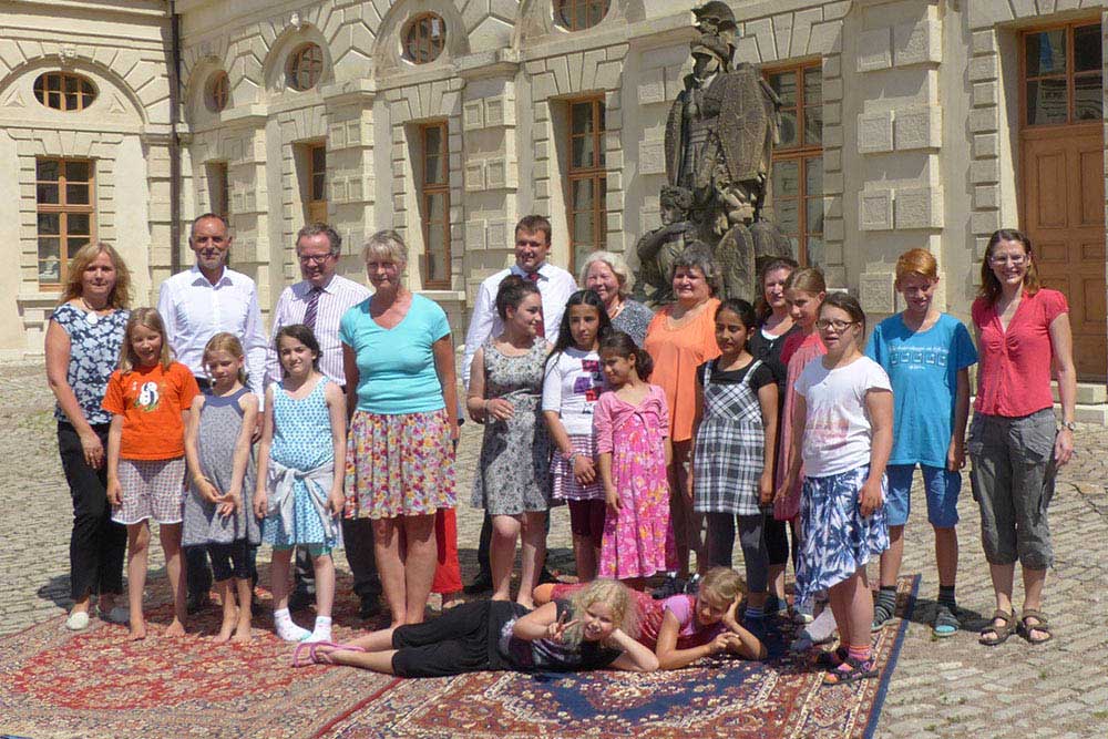 Am Ferienpass-Projekt »Urlaub in Ernestinien« nahmen Kinder geflüchteter Familien sowie Kinder mit und ohne Behinderung teil.