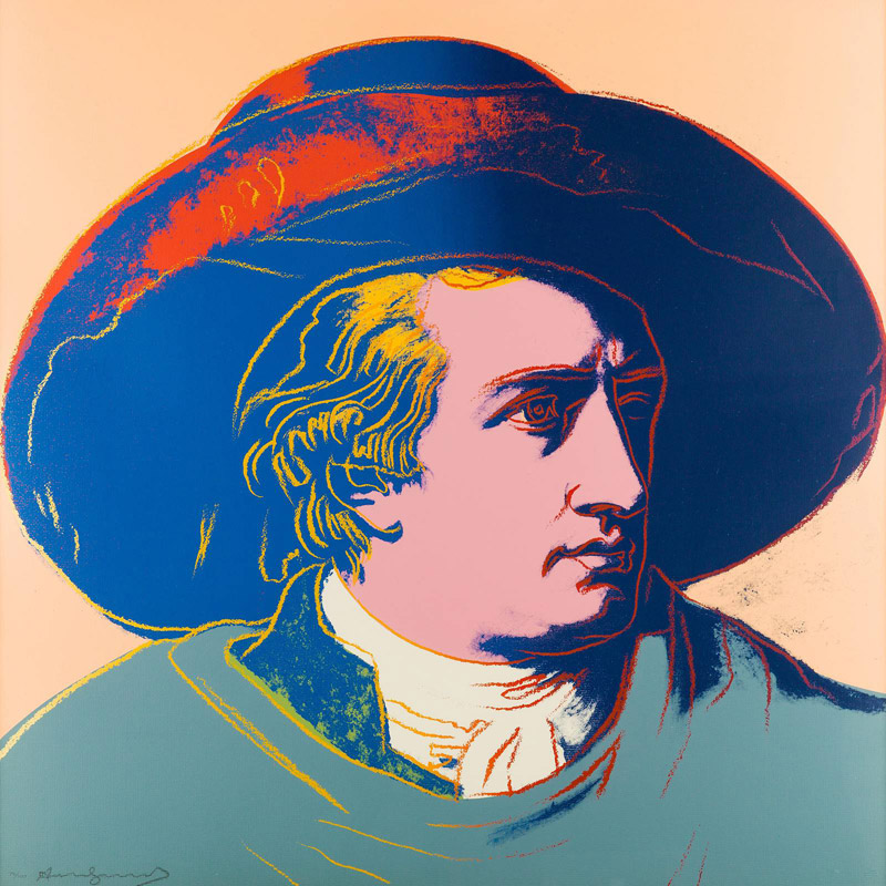 Farbseriegrafie »Goethe« von Andy Warhol