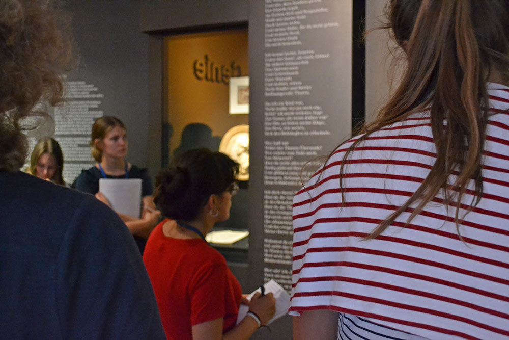 Italien, Tschechien, Polen … nie war Goete in Griechenland oder Asien. Besuch in der Goethe Dauer-Ausstellung ›Lebensfluten – Tatensturm‹. Foto: Constanze Fürst, Klassik Stiftung Weimar