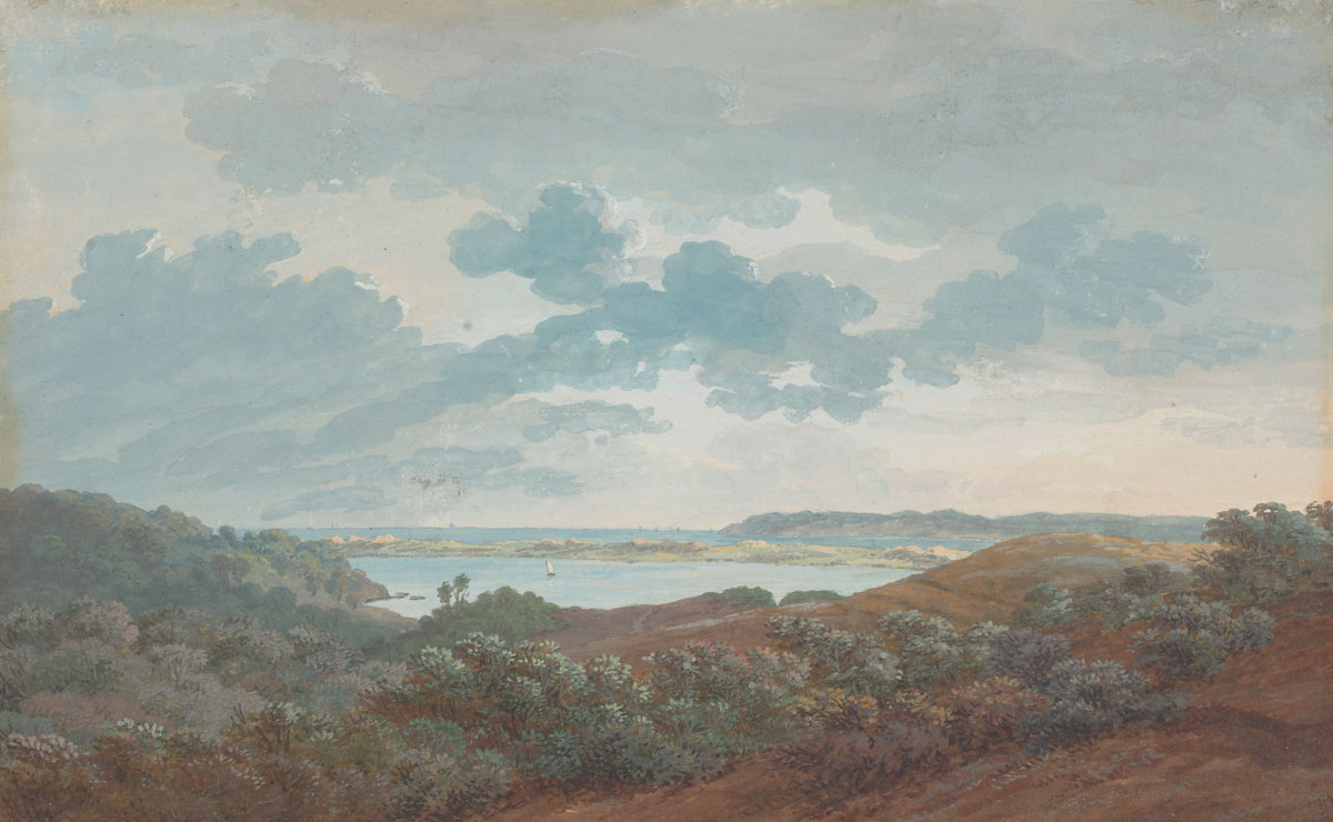 Caspar David Friedrich, Meeresbucht auf Rügen Caspar David Friedrich, Meeresbucht auf Rügen