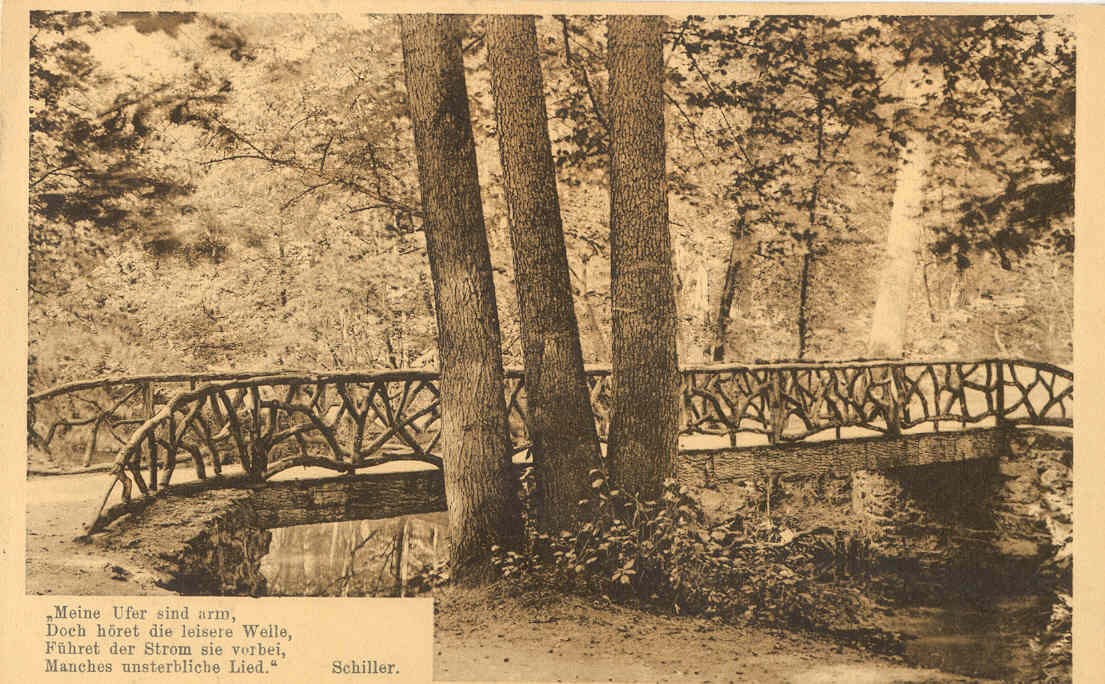 Die Naturbrücke auf einer Postkarte um 1900