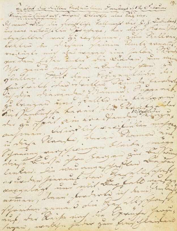 Tagblatt der Versammlung vom 12. Februar 1811, Schreiber: Arnim, GSA.