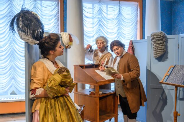 Für die aktuelle Opern-Aufführung nahm das Team Cimarosas und Diodatis die ursprüngliche Fassung von 1786, die Goethe in Rom so begeisterte, als Grundlage. Foto: Maik Schuck